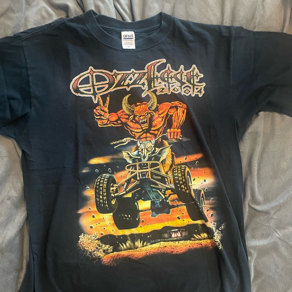 Vintage racing everybody Oz factory T-shirt early 80s size large